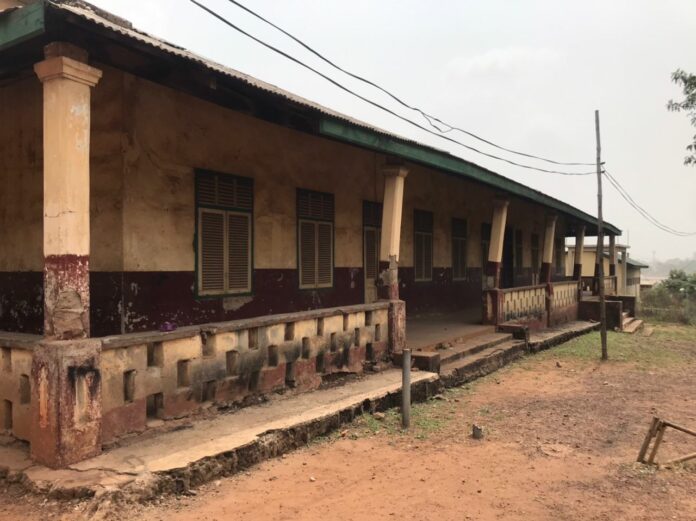 A school campus in Ghana